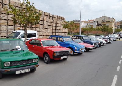 Trobada de vehicles clàssics a Golmés, maig de 2016